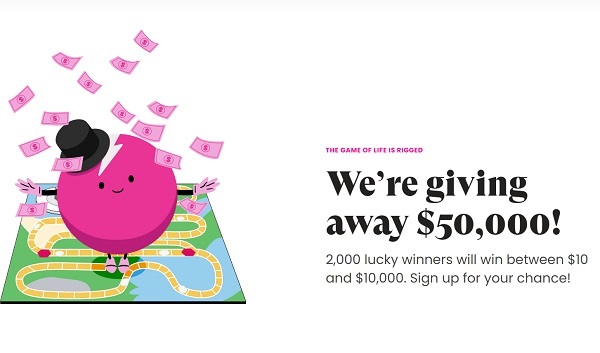 Win $50,000 Super Cash Giveaway (2000 Winners)