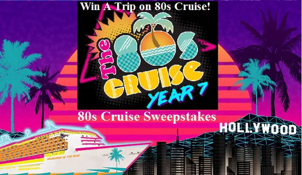 80sTees Cruise Sweepstakes: Win A Free Cruise Vacation