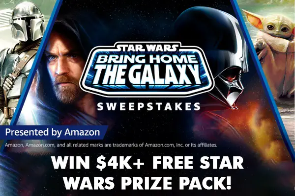 Amazon Star Wars Bring Home Galaxy Giveaway: Win $4K+ Free Products