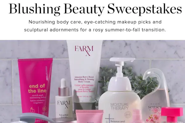 Avon Blushing Beauty Makeover Sweepstakes: Win Free Beauty Products