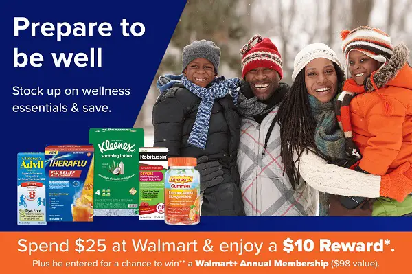 Win Free Walmart Membership Gift Card Giveaway (25 Prizes)