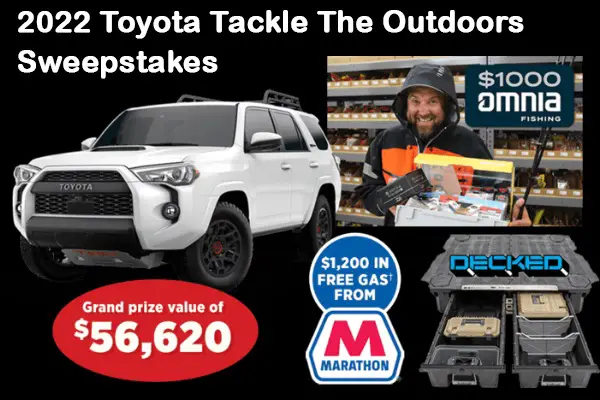 Bassmaster Toyota Outdoors Sweepstakes: Win A 2023 Toyota 4Runner & More