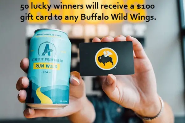 Win $100 Buffalo Wild Wings Gift Card! (50 Winners)!