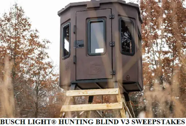 Busch Light Hunting Blind V3 Sweepstakes: Win $4,000 Grizzly Hunting Blind