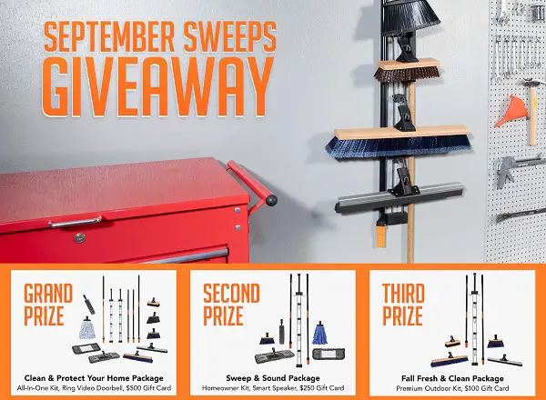 Win Free Cleaning Tool Kit and Gift Cards!