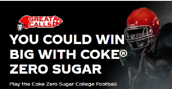 Coca Cola College Football Sweepstakes: Win Free Gift Cards & Cooler