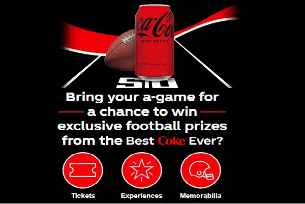 Coca Cola Football Sweepstakes: Instant Win Tailgate Pack, Free Tickets, Trips & Gift Cards