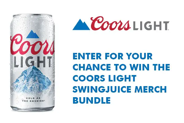 Coors Light Merchandise Giveaway: Win Free T-shirts, Sweatshirts & More