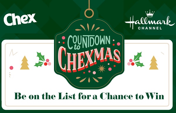 Countdown To Chexmas Holiday Sweepstakes: Win A Hallmark Channel Prize Pack (100 Prizes)