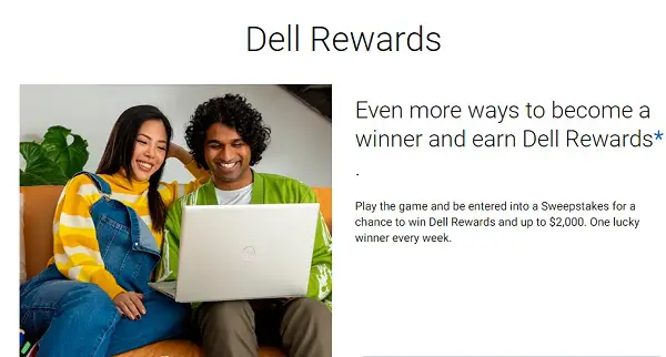 Dell Loyalty Black Friday Sweepstakes: Instant Win $2K Free Dell Rewards