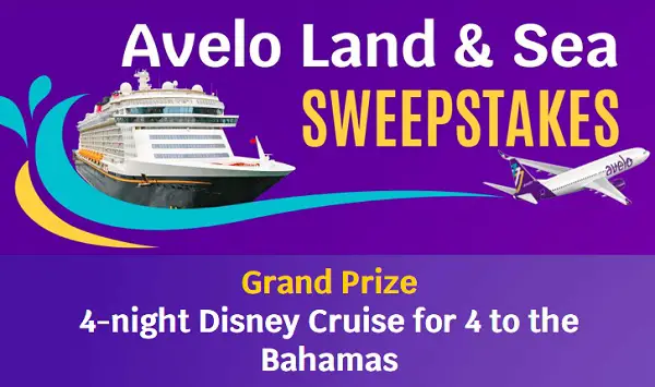 Win Avelo Air Disney Cruise Vacation Giveaway