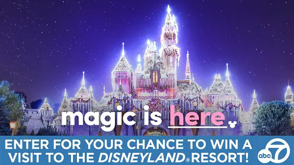 ABC7 Disneyland Resort Ticket giveaway (20 Winners)
