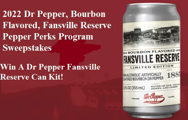 Win Dr Pepper Fansville Reserve Can Giveaway (2,300 Winners)