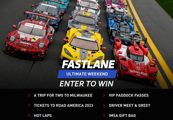 Win Fastlane Ultimate Weekend For Two
