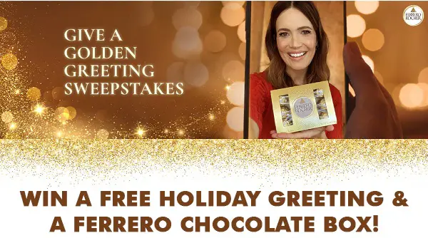 Ferrero Rocher Holiday Giveaway: Win A Holiday Greeting & Free Chocolate Box