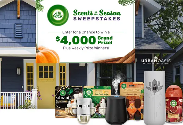 Food Network Airwick Sweepstakes: Win $4000 Cash!