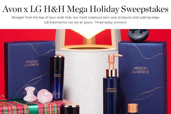 Avon Mega Holiday Giveaway: Win Free Beauty Makeover & LG Electronics