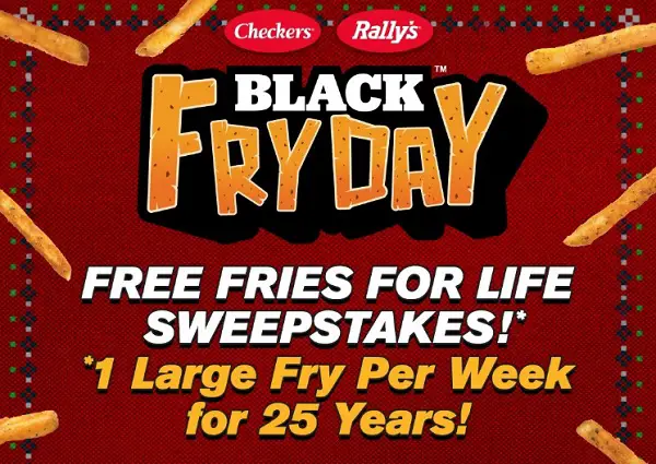 Checkers Black Friday Giveaway: Win Free Fries for Life!
