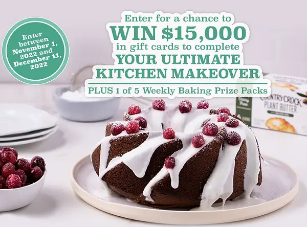 Kitchen Makeover Giveaway 2022: Win Baking Prize Pack!