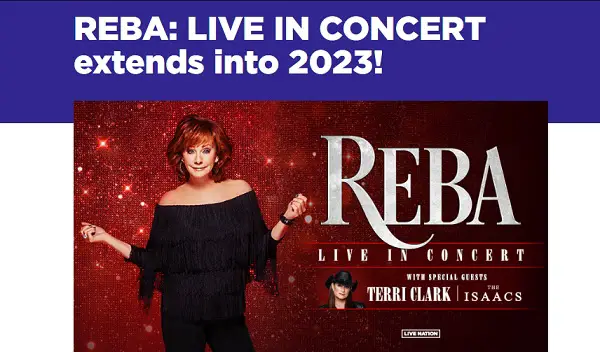Win A Trip To Reba 2023 Tour!