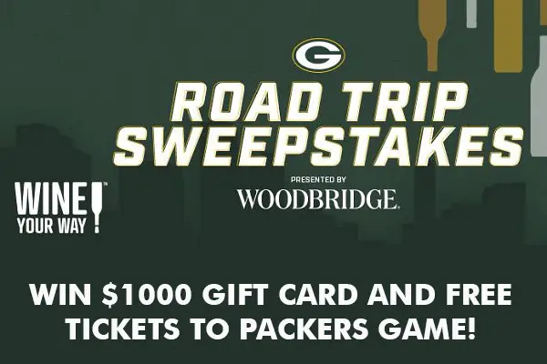 Win $1000 Gift Card and Tickets for Packers vs Bears Game!