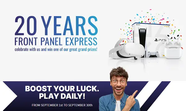 Front Panel Express Sweepstakes: Instant Win Free Sony PlayStation, Apple Airpods & More
