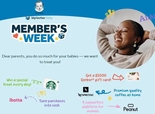 Gerber Instant Win Game: Win Free Starbucks & Gerber Products (1400+ Prizes)!