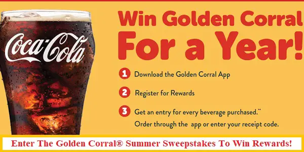 Golden Corral Summer Sweepstakes: Win Free Food for a Year & More