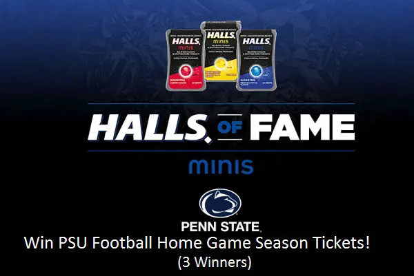 Halls of Fame Contest: Win $10K Cash & PSU Football Game Tickets