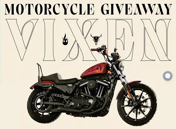 Win a Harley Davidson Motorcycle and $100 Gift Card Giveaway