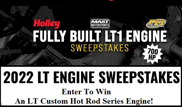 Holley LT Chevrolet Small-Block Engine Giveaway
