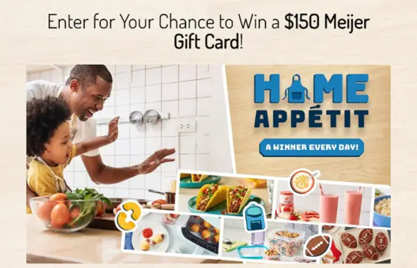 Home Appetit Meijer Gift Card Giveaway (14 Winners)