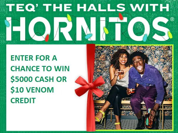 Hornitos holiday Sweepstakes: Win $5000 Cash (5 Winners)
