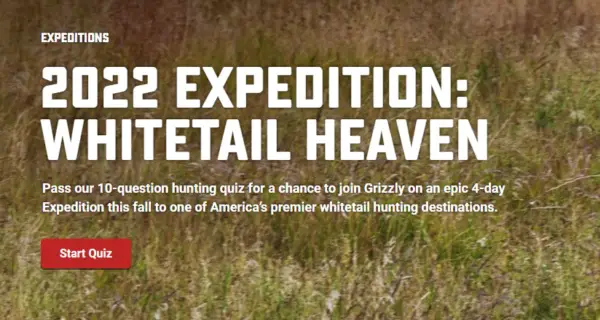 Win Whitetail Deer Hunting Expedition in Kentucky (10 winners)