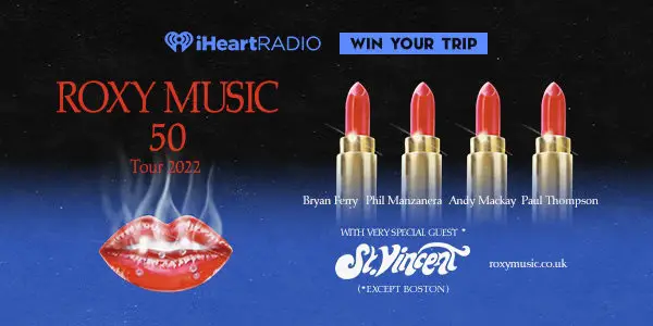 iHeartRadio Roxy Music 50th Anniversary Tour Giveaway