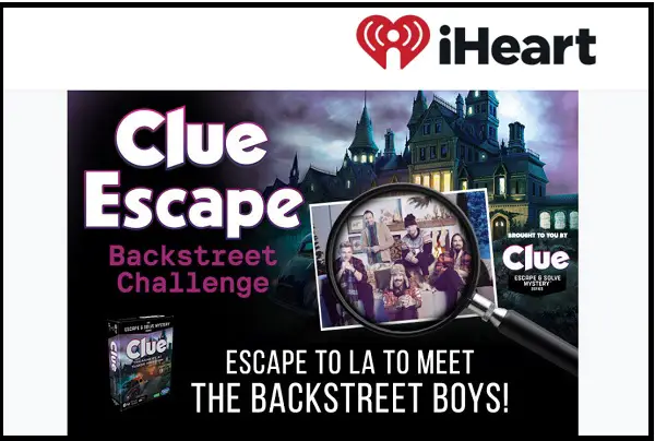 iHeartRadio Clue Trip Giveaway: Win A Trip To Meet Back Street Boys