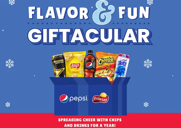 Instant Win Frito-Lay Chips & Free Drinks For A Year