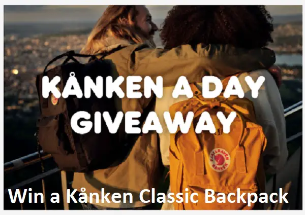 Kanken Backpack Giveaway (28 Winners)