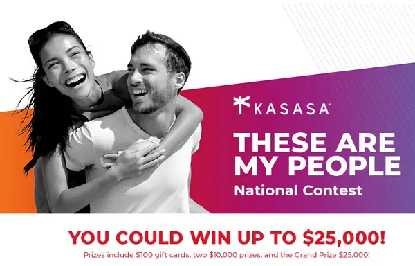 Kasasa Contest: Win Up To $25K Cash Prize & $100 Free Gift Cards