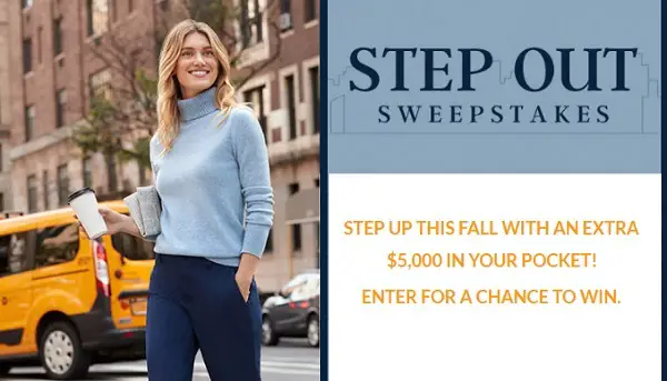 Lands’ End Step Out Sweepstakes: Win $5000 Cash!
