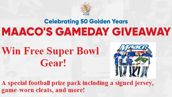 Win Free Super Bowl Merchandise Pack