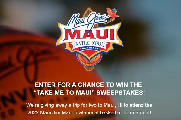 Maui Jim Sweepstakes: Win A Trip To Maui Invitational Tournament