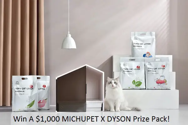 MichuPet Pet Sweepstakes: Win Free Pet Supplies & Dyson Vacuum
