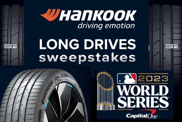 Hankook Tire MLB Sweepstakes: Win a Trip to 2023 World Series