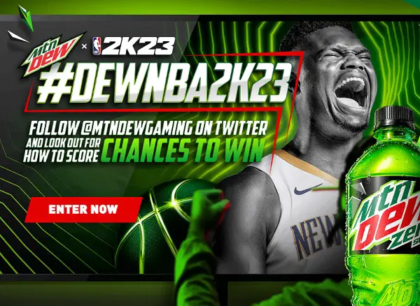 Mountain Dew NBA 2k23 Sweepstakes