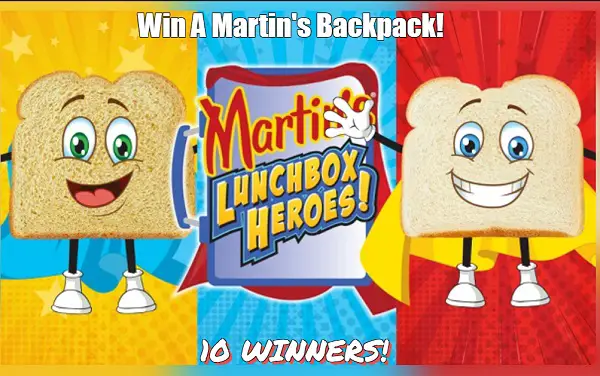 My Lunchbox Hero Martin’s Backpack Giveaway (10 Winners)
