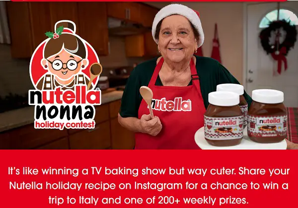 Nutella Holiday Giveaway: Win A Free Family Vacation, Ugly Sweaters & More