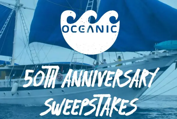 Oceanic’s 50th Anniversary Sweepstakes