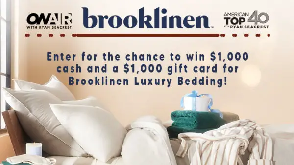 Brooklinen Holiday Giveaway: Win Free Cash & $1,000 Gift Card!