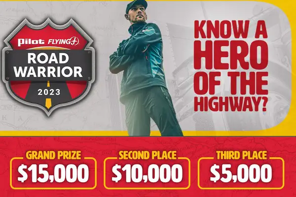 Pilot Flying J Road Warrior Contest 2023: Win $30,000 In Free Cash Prizes!